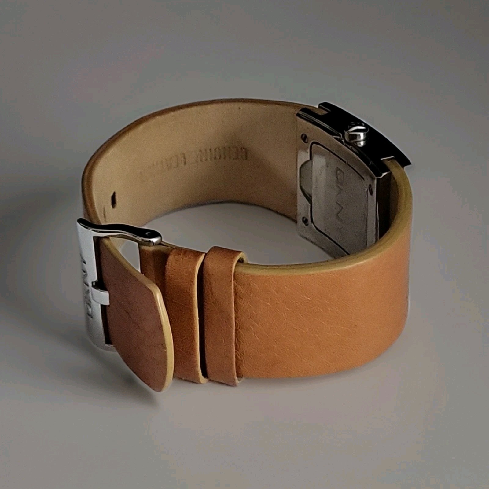 DKNY Women’s Watch Rectangular Face Brown Leather… - image 4