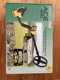 Garrett ACE 400 Metal Detector with 8.5 x 11 DD Waterproof Coil