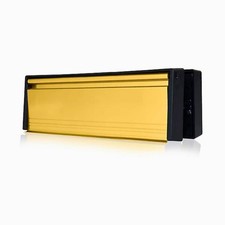 UAP Framemaster Letter Box Aluminium 12" Letterbox for External Doors 20 to 40mm
