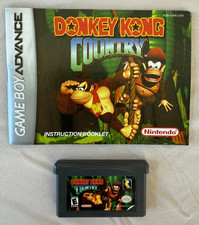 Donkey Kong Country (Nintendo Gameboy Advance, 2003) + Manual/Booklet Tested