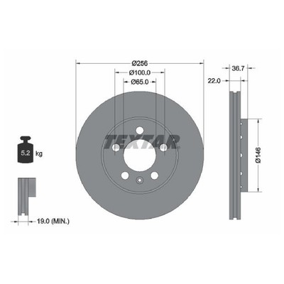 Bremsscheiben + Beläge vorne für Seat Ibiza 3 6L1 | 342492