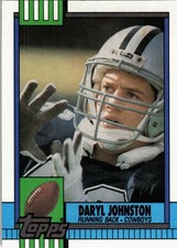 Daryl Johnston 1990 Topps Football - RC #489 - Dallas Cowboys