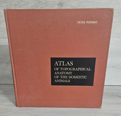 #ad #ad Atlas of Topographical Anatomy of the Domestic Animals 3 Volumes in 1; 1978 Ed. $325.00