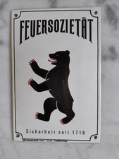 Targa Incendio Di Assicurazioni Tedesca