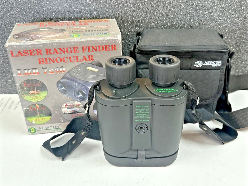 Binóculo telêmetro a laser Newcon Optik LRB 3000 Pro 7x40 com detecção de velocidade - Imagem 3 de 4