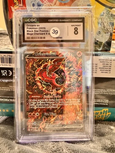Oricorio EX *CGC 8* Illustration Rare *Mega Charizard UPC Promo* #24 * Pokemon