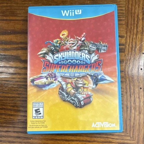 Skylanders SuperChargers Nintendo Wii U Video Game With Case Activision