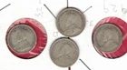 4 Canada Silver Dimes: 1928 + 1929 x3, .24 Troy Oz ASW ~ US$21 in Silver