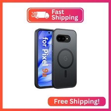 FNTCASE for Google Pixel 9a Case, Fit for Magsafe, Translucent Matte Back