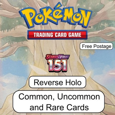 Pokémon - Scharlachrot & Violett 151 - Reverse Holos - Commons, Uncommons und Rares