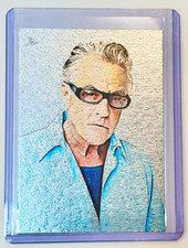 Tarjeta coleccionable Barry Weiss plateada en platino firmada por artista “Storage Wars” 1/1