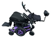 Permobil M3 Wheelchair w/ Power Tilt, Recline,  Power Legs Black Purple