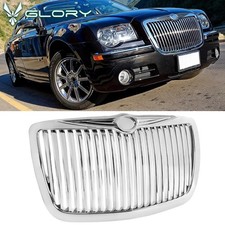 Fit 05-10 Chrysler 300 300c Ment Style Wbig Bar Front Upper Billet Grille