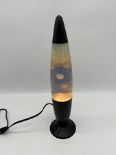 Vintage 16" Bullet Lava Lamp LP-20 A Black Base  Cap Retro Lamp WORKS