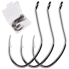 10pcs/box Fishing Hooks with Barbs, Corrosion-resistant and High-quality Carbon 