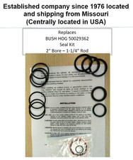 50029362 Bush Hog replacement seal kit 2" cylinder with 1-1/4" Rod for M246 Ldr.