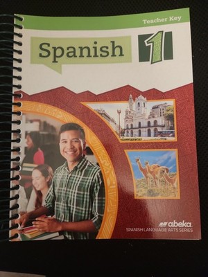 Abeka Spanish 1 Teacher Text Key NEW