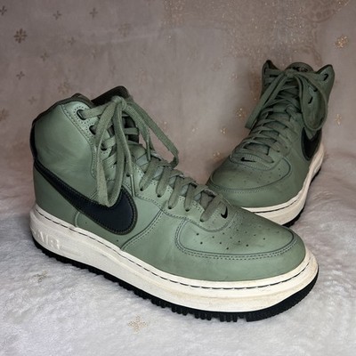 Pre-own- Men's 10.5   Nike Air Force 1 High Boots 'Oil Green' DA0418-300