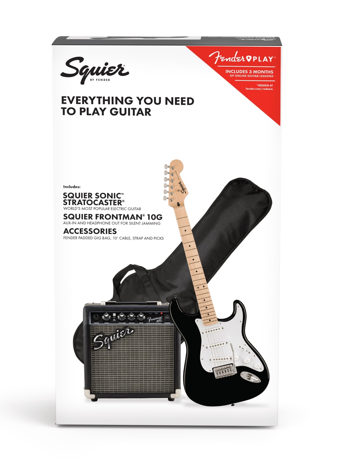 Fender Squier Sonic Stratocaster в комплекте с Bk - NEU 58190₽