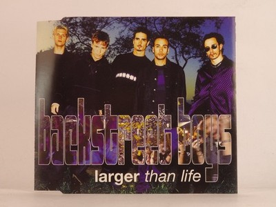 BACKSTREET BOYS LARGER THAN LIFE (H1) 3 Track CD Single including Picture Sleeve