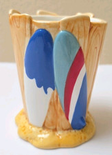 Surfboard Toothbrush Holder 4.25" x 3.25"