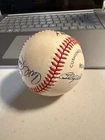 Carl Erskine Dodgers and Billy Williams Cubs Dual Signed Baseball (NO COA)