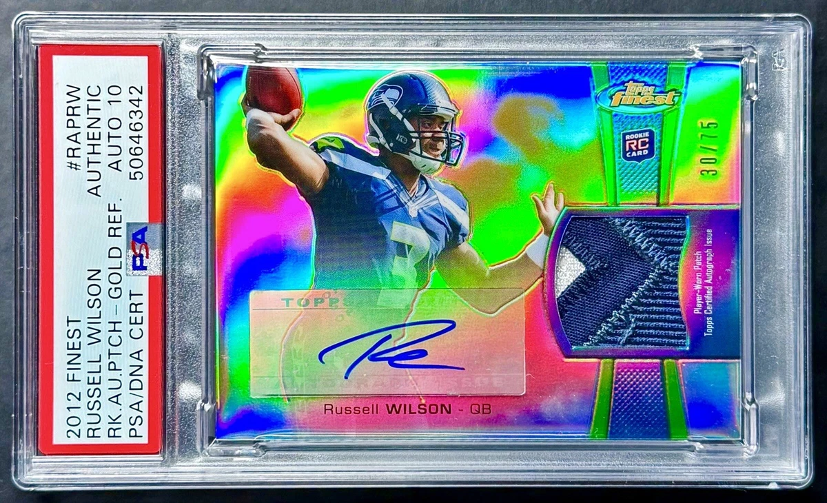 Russell Wilson Autograph Football Trading Cards for sale | eBay