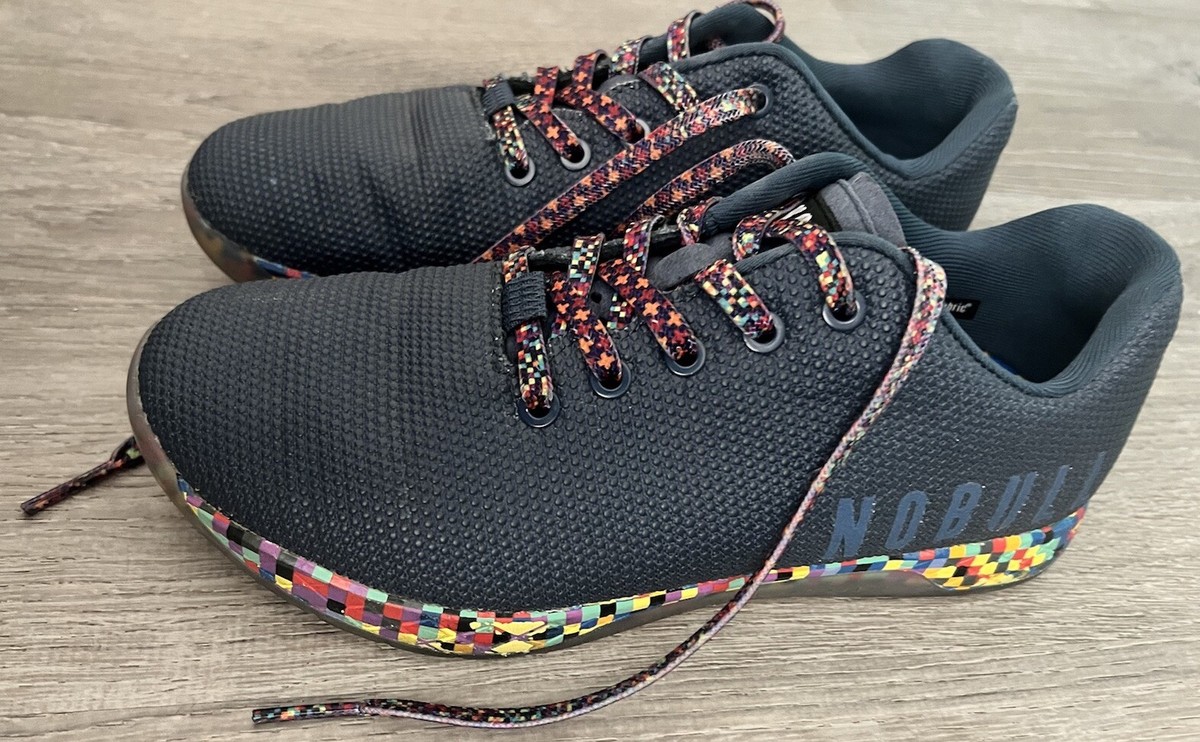 Nobull Sneakers Pixel Trainers Womens 9 Mens 7.5 Navy Blue  display picture 2