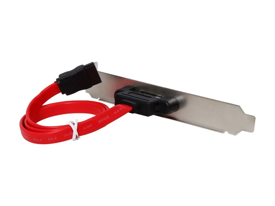StarTech.com ESATAPLT18IN 1.5 ft. 1 Port SATA to eSATA Plate Adapter - Image 2 of 3