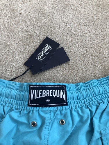 New w Tags Authentic VILEBREQUIN MOOREA Swim Trunks - BRIGHT AQUA XXXL Men - 3XL - Picture 4 of 7