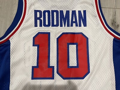 Dennis Rodman Detroit Pistons HWC Adidas Swingman Jersey