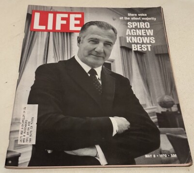 Life Magazine May 8th, 1970 Spiro Agnew Cambodia The Santa Cruz Experiment