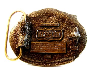 Boucle De Ceinture Vintage Kessler American Whisky — édition Limitée, Occasion Bon état