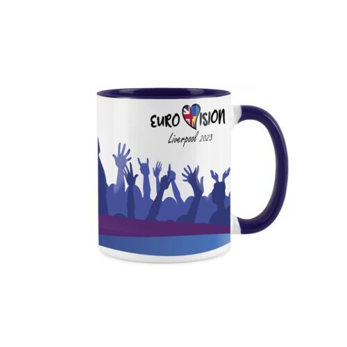 Tazza Eurovision 2023 - Novità Eurovision merce folla regalo tè/caffè - Foto 1 di 3