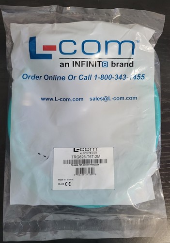 New L-COM Industrial Cable TRG626-T6T-2M