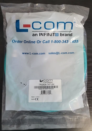 New L-COM Industrial Cable TRG626-T6T-2M