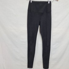 Wilfred Free Leggings Size XXS Gray DARIA PANT Faux-Suede Leather Vegan Aritzia