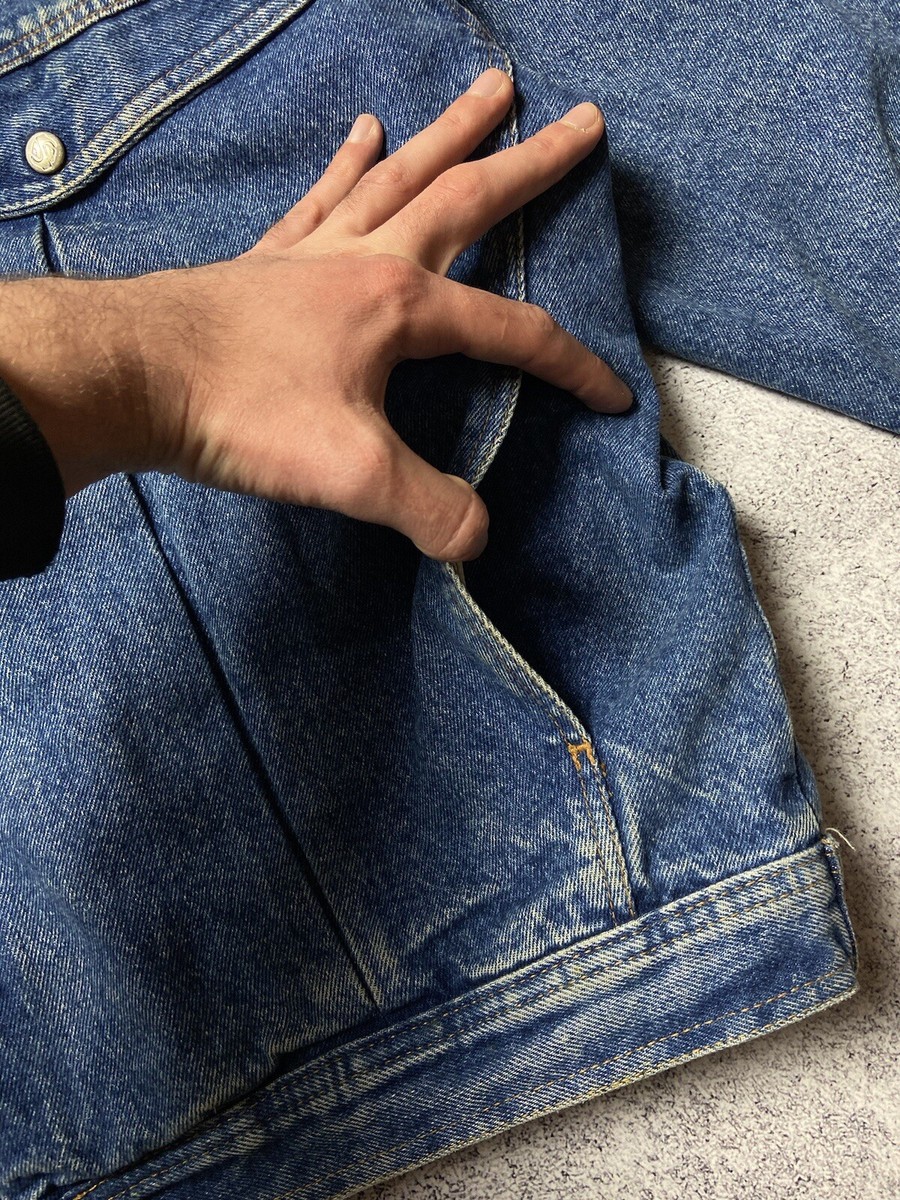 Vintage 90s Quiksilver Denim Jacket Jeans Australia Surfing Vintage 90s Quiksilver Denim Jacket Jeans Australia Surfing