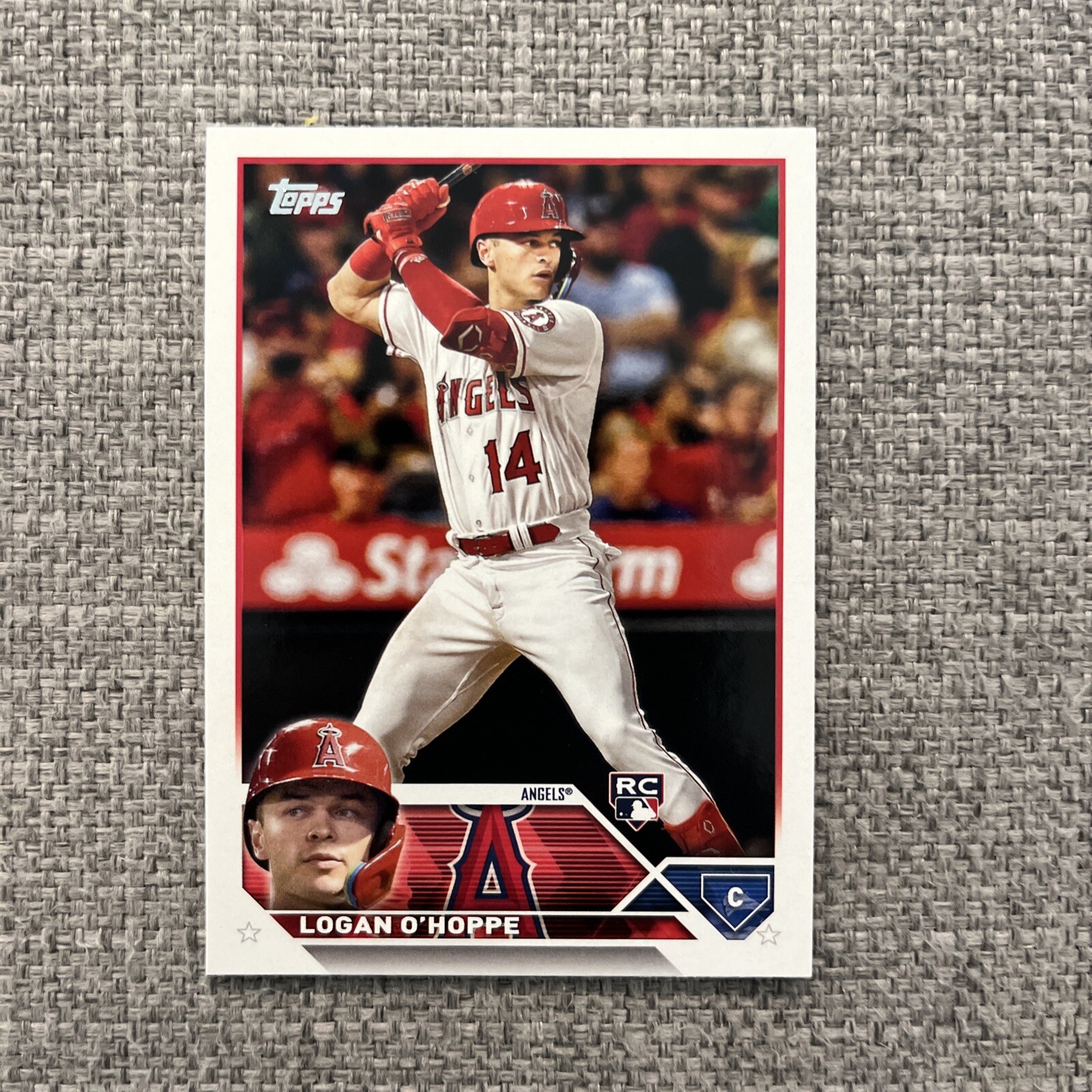 2023 Topps Logan O’Hoppe Advanced Stats /300 Angels #363