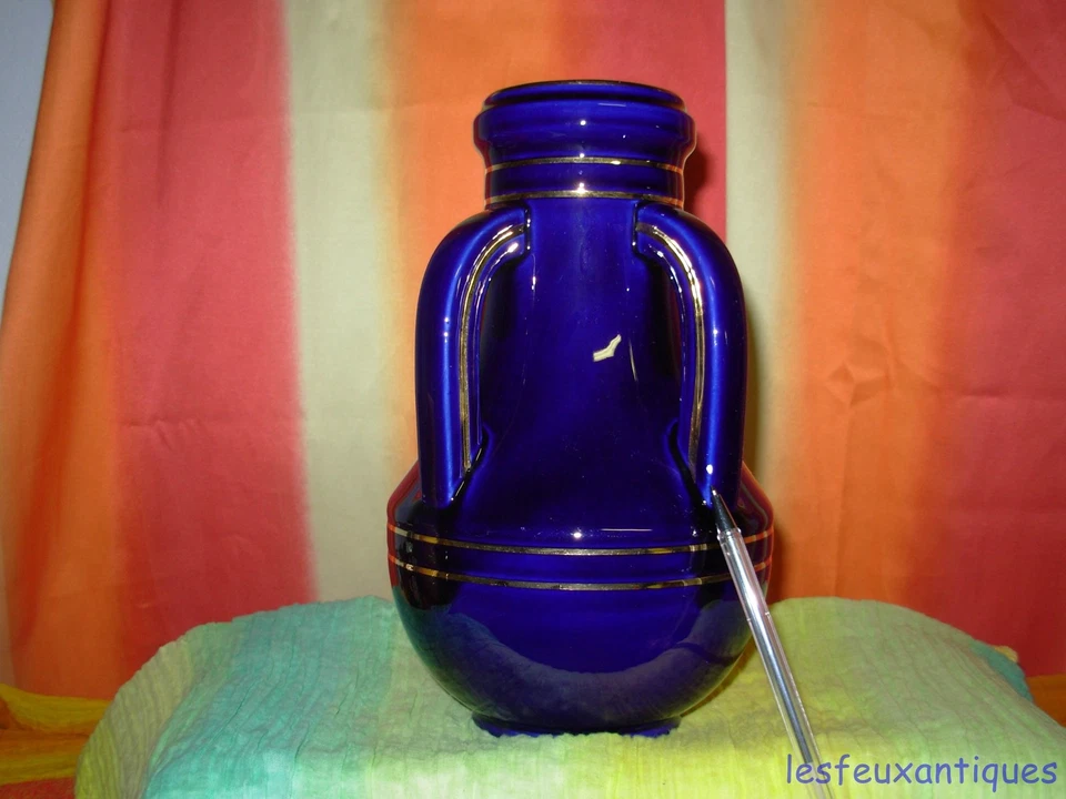 Magdalithe Vase En Faïence 4 Anses  - Photo 3/4