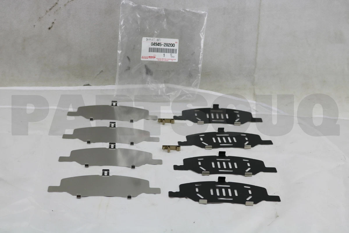0494528200 Genuine Toyota SHIM KIT, ANTI SQUEAL, FRONT 04945-28200 