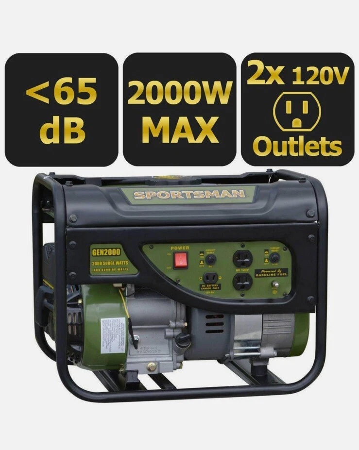 Sportsman GEN2000 2000W Gas Powered Portable Generator - Image 2 of 4