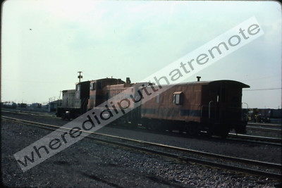 Original Slide Indiana Harbor Belt IHB Caboose Way Car Proviso ILL 5-1982 (WL) (