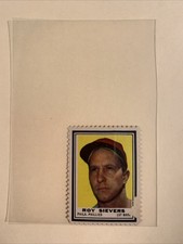 Roy Sievers Philadelphia Phillies 1962 Topps Baseball Stamp