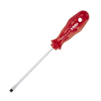Felo 13041 5.5 x 125mm Slotted Screwdriver w/ Impact Proof Handle