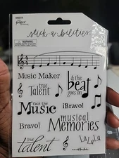 The paper studio Music Ture Talent Beat Goes On BRAVO STICKERS 30pc ST4