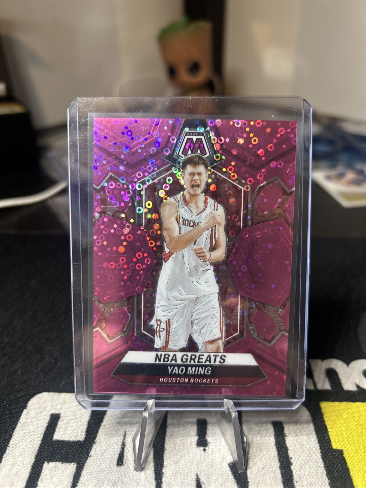 2023-24 Mosaic Yao Ming NBA Greats Pink Fast Break /20 #294