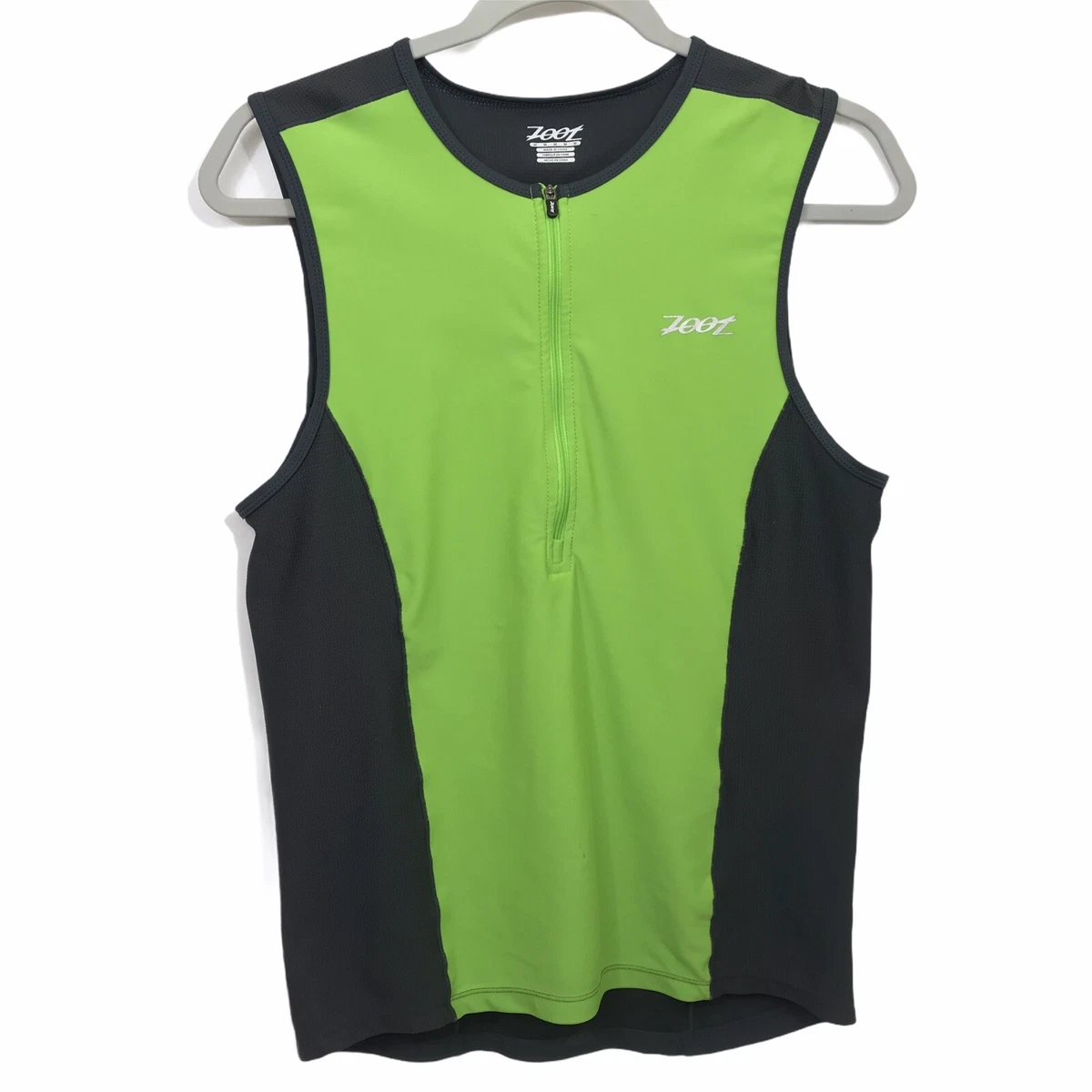Zoot Womens M Cycling Jersey Half Zip Shirt Back Pockets