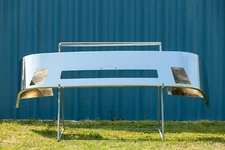 Volvo VNL 18" Chrome Front Bumper - Fog Cutouts, Brackets Included USA 2012-2017