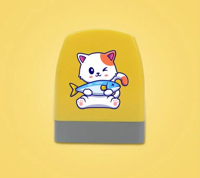 Einzigartiger Name-Stempel für Kinderkleidung Selbstfärbend und Wasserfest Stamp - Bild 3 von 4